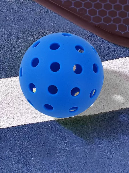 Cross-border 40-hole pickleball ball in color box, 74mm perforated ball, high-quality PE elastic ultra-hard WeiFu molded ball