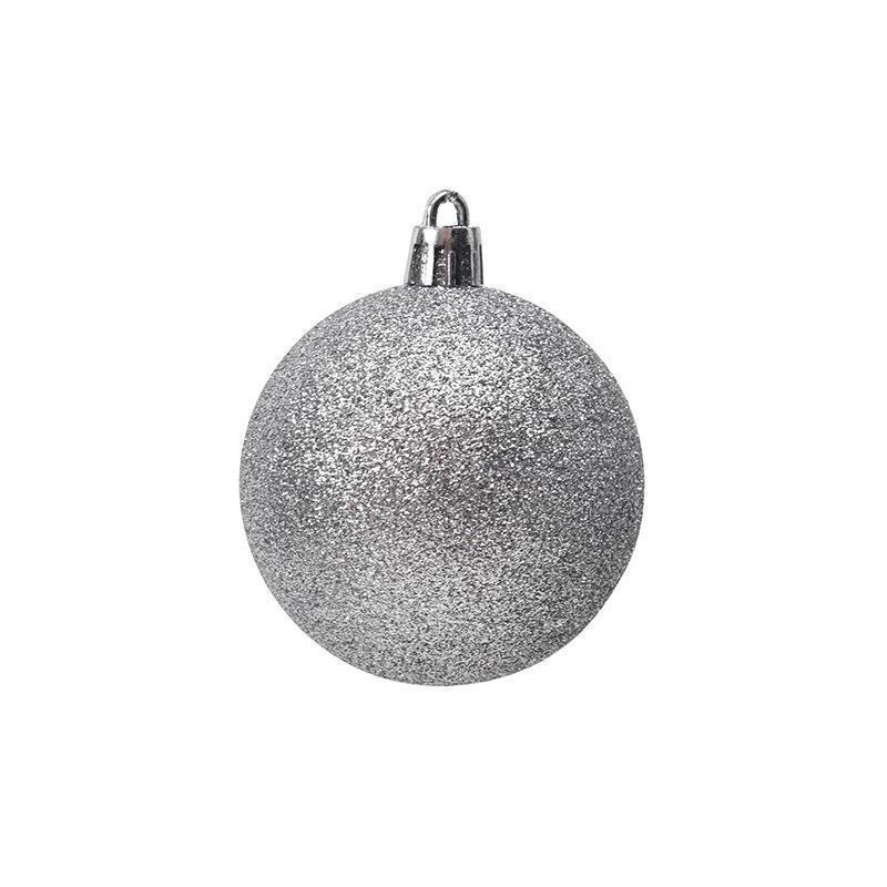 工場直販バルククリスマスボール直径 2/3/4/6/8 光沢のあるマットグリッター電気メッキ装飾ボールペンダント|undefined