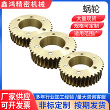 现货供应不锈钢精密蜗轮伞机械配件气动手动切换执行器金属铜齿轮