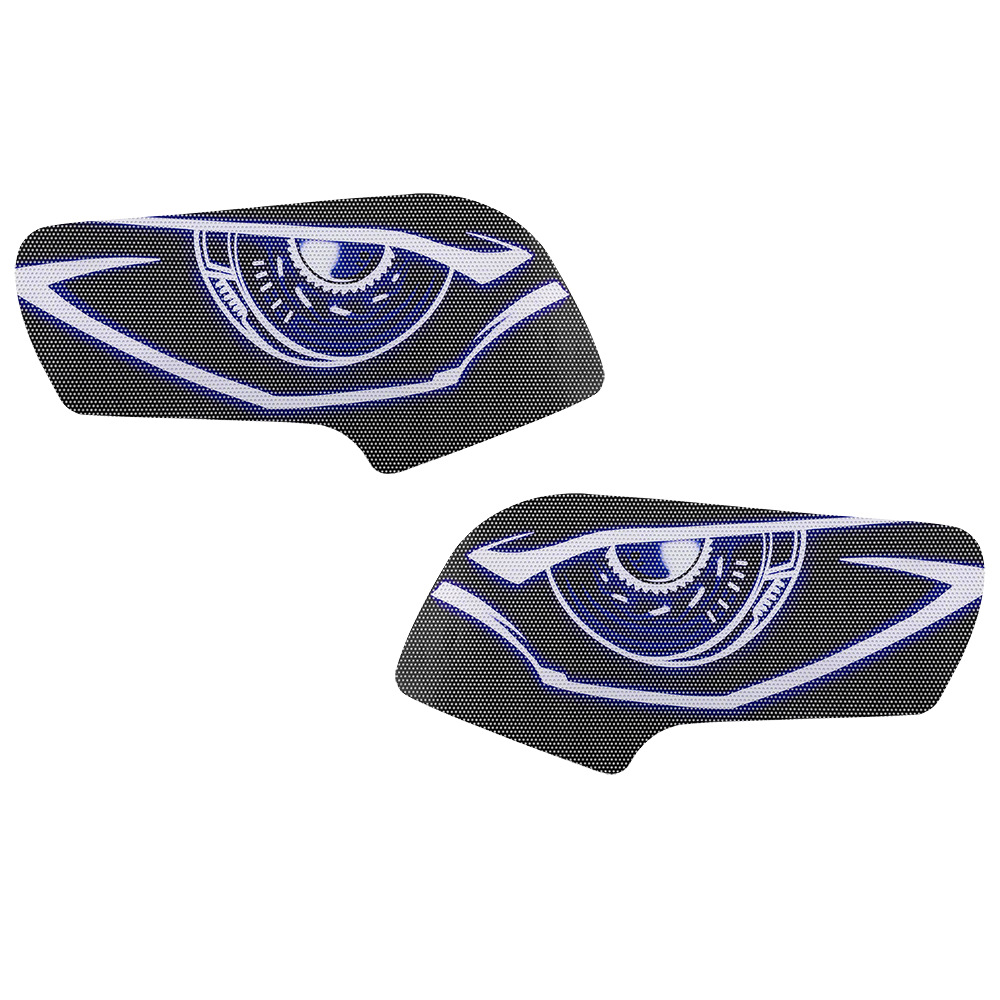 Aplicable para el ala dorada GL1800 2001 - 2011 protector del faro película transparente de la luz personalidad pegatinas creativas