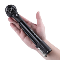 GIYO 自行車山地車打氣筒 便攜式迷你高壓前叉美法嘴充氣筒 GS41E