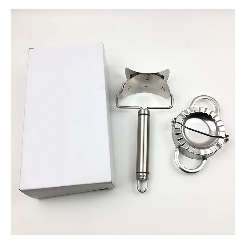 Stainless steel knife for cutting dumpling wrappers, round dumpling wrapper knife, household dumpling making machine mold