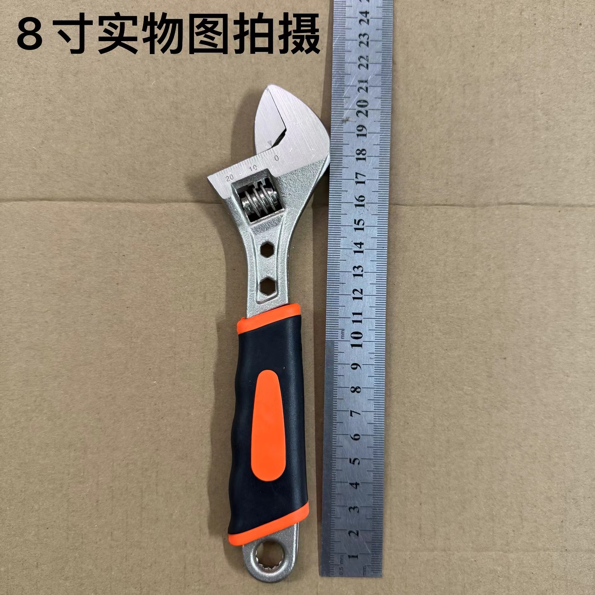 FUENTE fabricante recubierto de plástico llave ajustable mango llave ajustable