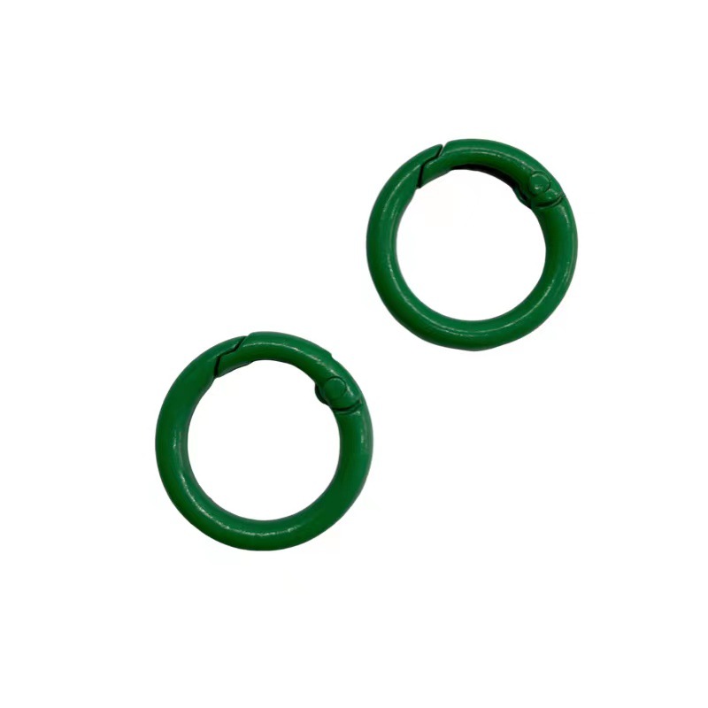 Accesorios de joyería de bricolaje anillo de resorte de color de aleación de zinc anillo de conexión anillo de libro de cupón de tarjeta en stock venta directa de fábrica al por mayor image 15