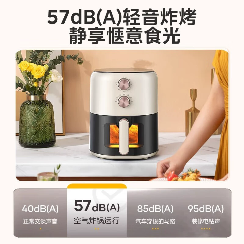 Midea (Мидеа) аэрогриль 4.5 л с визуальным окошком MF-KZE459X9BD
