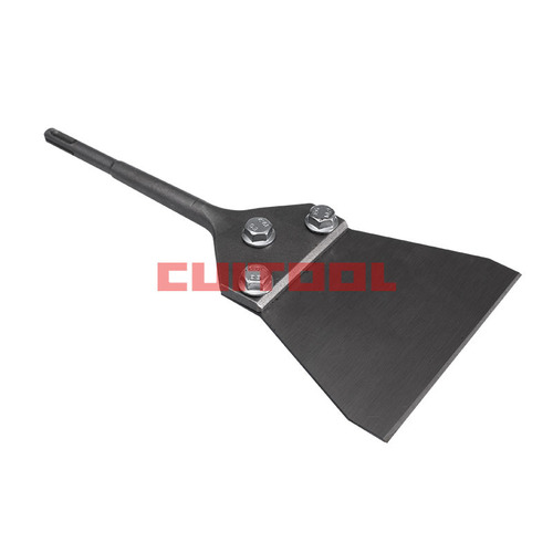 Round handle two-pit shovel chisel hardware steel chisel electric pick alloy steel pick multi-functional cement concrete electric pick chisel