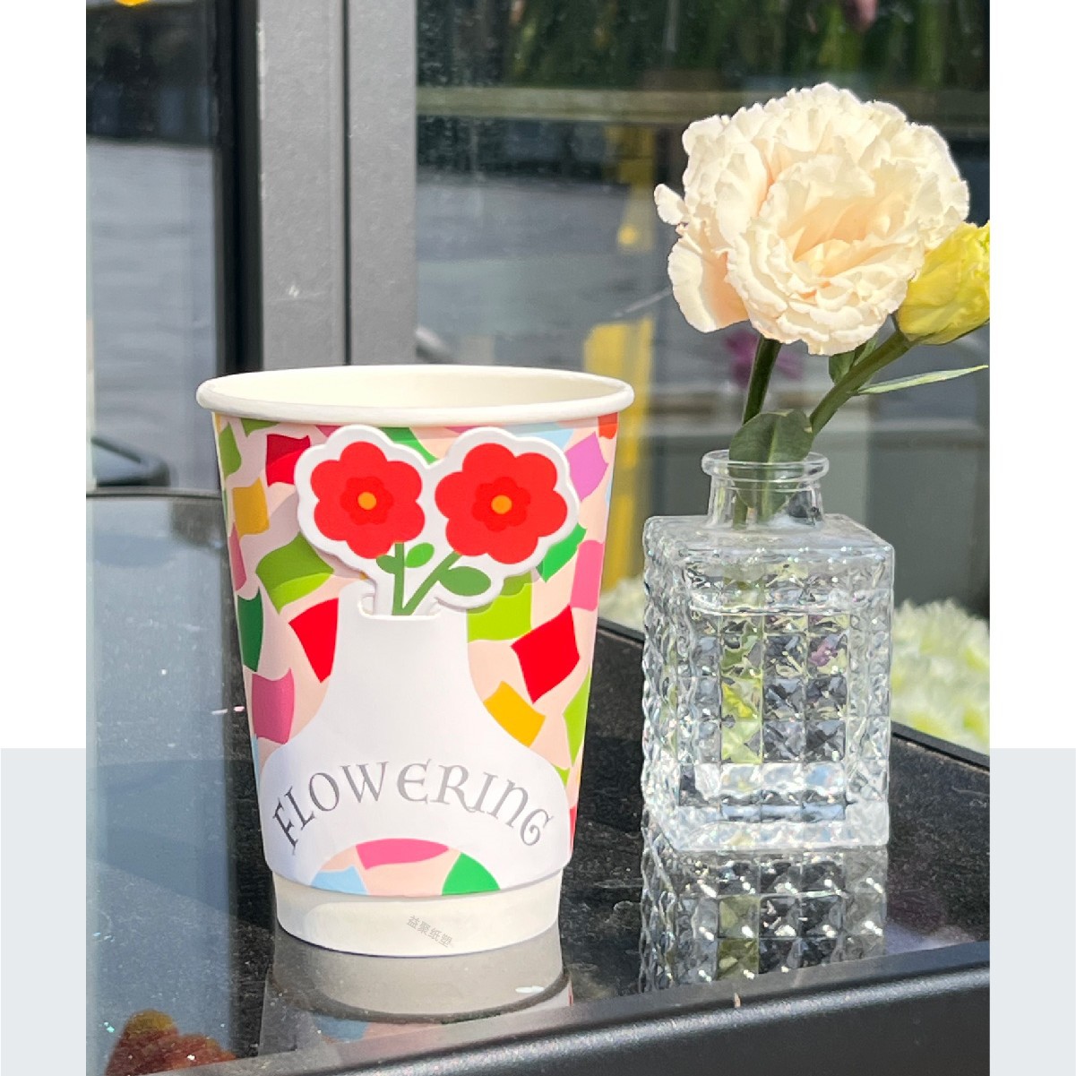 Taza de papel desechable de grado alimenticio taza de café taza de leche caliente taza de té doméstica comercial taza de leche de soja taza de embalaje image 3