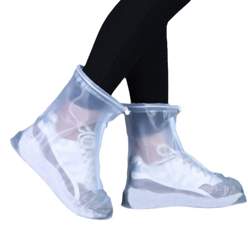 [С водонепроницаемым слоем на молнии] непромокаемый чехол для обуви, нескользящий чехол для снежной обуви, чехол для дождевой обуви, утолщенная износостойкая подошва в дождливые дни