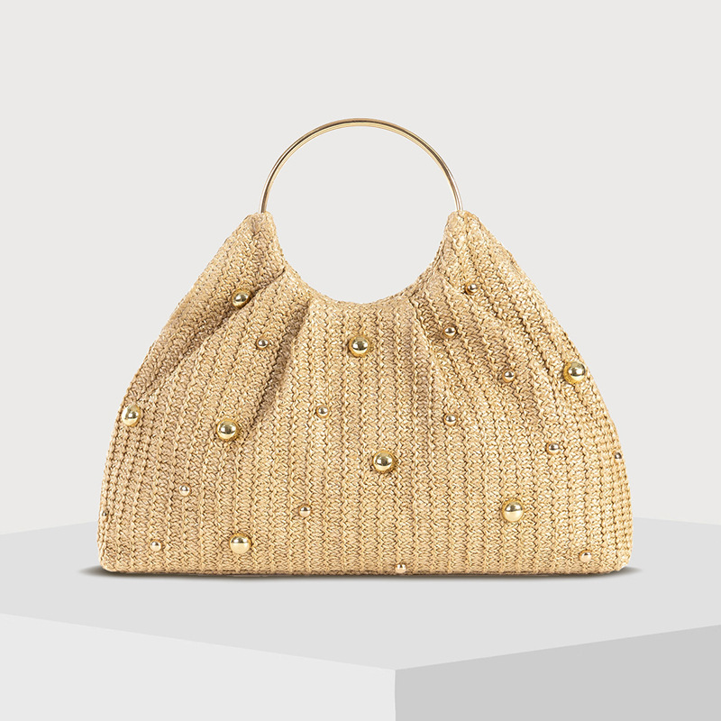 Bags for Women 2026 Summer New Straw Woven Bag Amazon Hot-Selling Hand-Woven Bag European and American Style Cross-Border Women's Bag