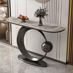 American-Style Slate Entryway Table, Light Luxury Entryway Table Against the Wall, New Chinese-Style Entryway, Living Room Entryway Partition Cabinet