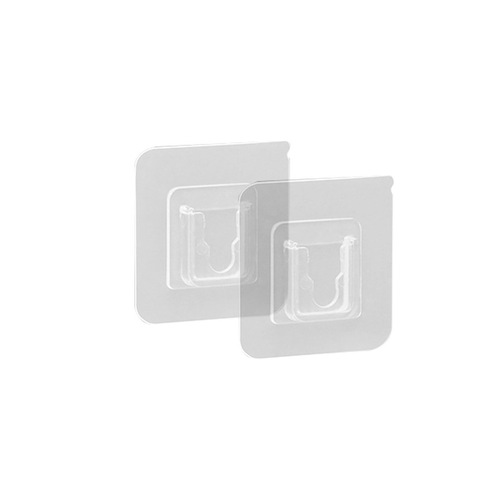 Adhesive hook behind transparent door kitchen nail-free traceless hook wall bathroom creative adhesive hook wholesale street stall supply