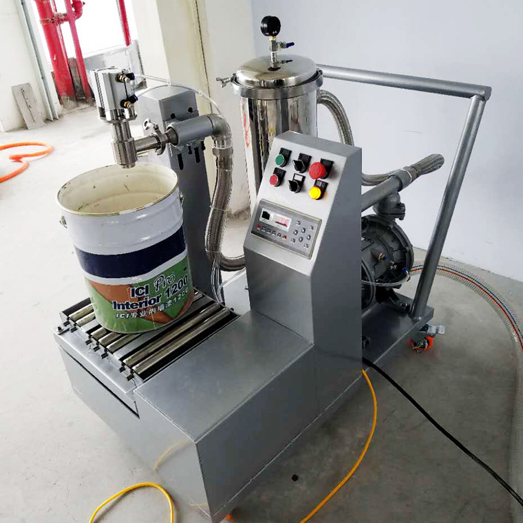 计量称重乳胶漆灌装机 化工涂料乳胶漆灌装设备定量罐装