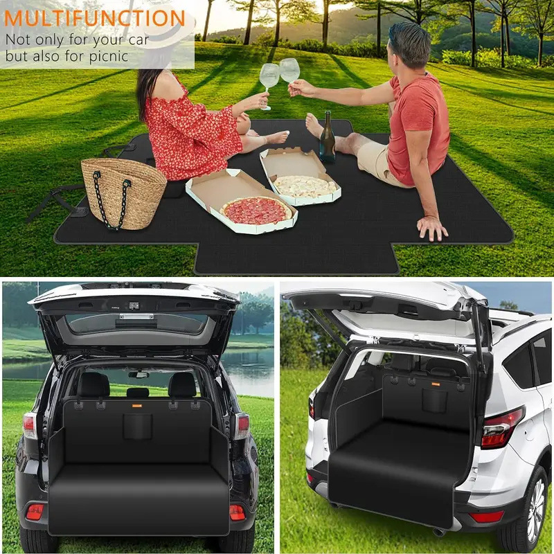Cross-Border Car Trunk Pet Mat Waterproof Oxford Cloth Suv Car Anti-Dirt Mat Cat and Dog Pet Car Mat