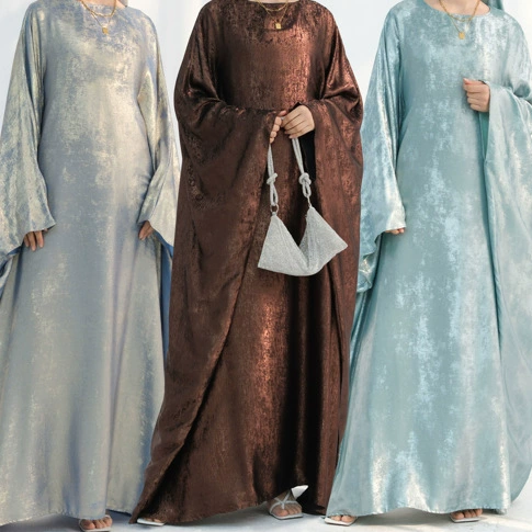 Loriya2025tiktok Электрическая Мода Сращивание Дубай Турция элегантное платье abayaLR778