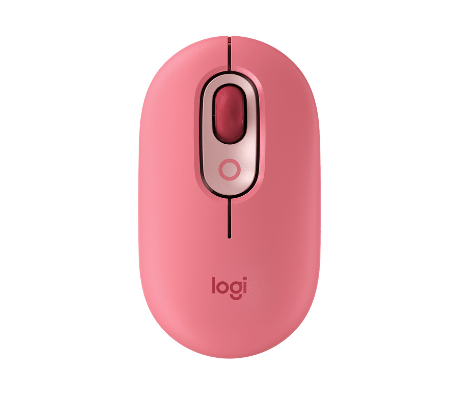 Logitech POPMouse Bubble Wireless Bluetooth Dual-mode Girls Office Light Mouse Cute Multi-color