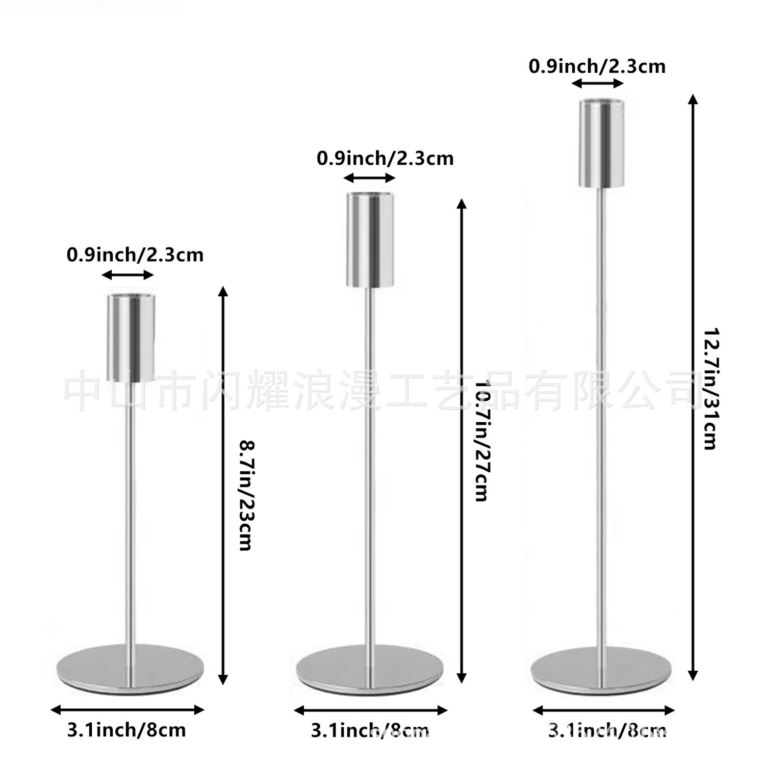 Candelaria transfronteriza metal forjado decoración de decoración de Navidad decoración de bodas artesanía