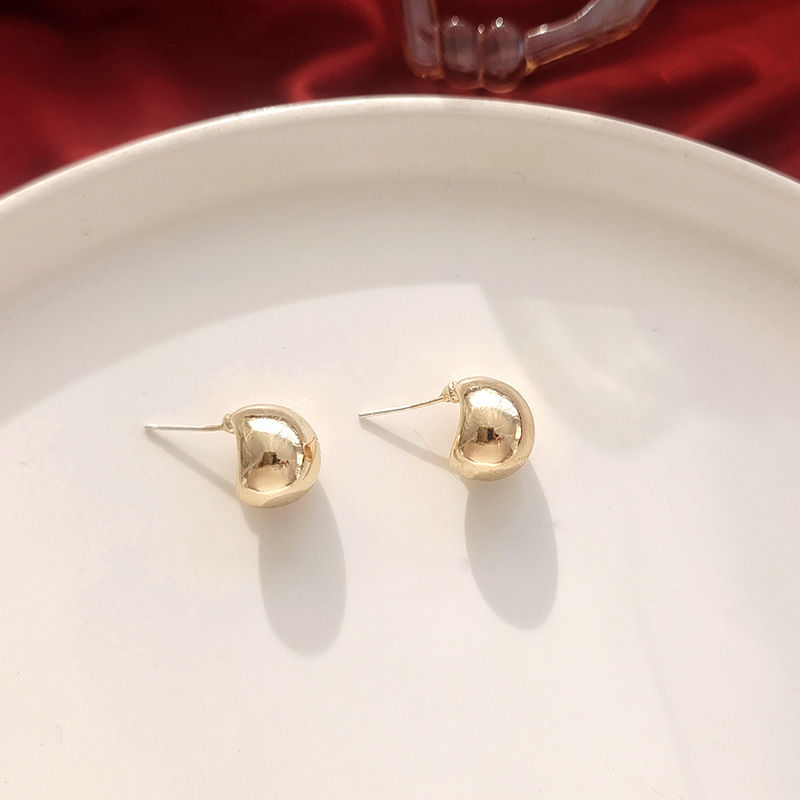 1 Pair Fashion Solid Color Alloy Plating Womenu0027S Ear Studs