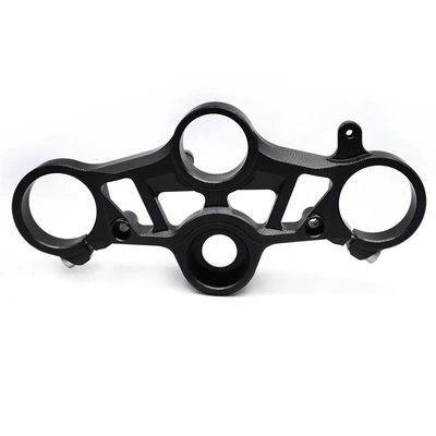 Suitable for the new Yamaha YAMAHA R7 modified accessories competitive lightweight handlebar Samsung upper plate (Motorcycle frame) - black-up-to-samsung