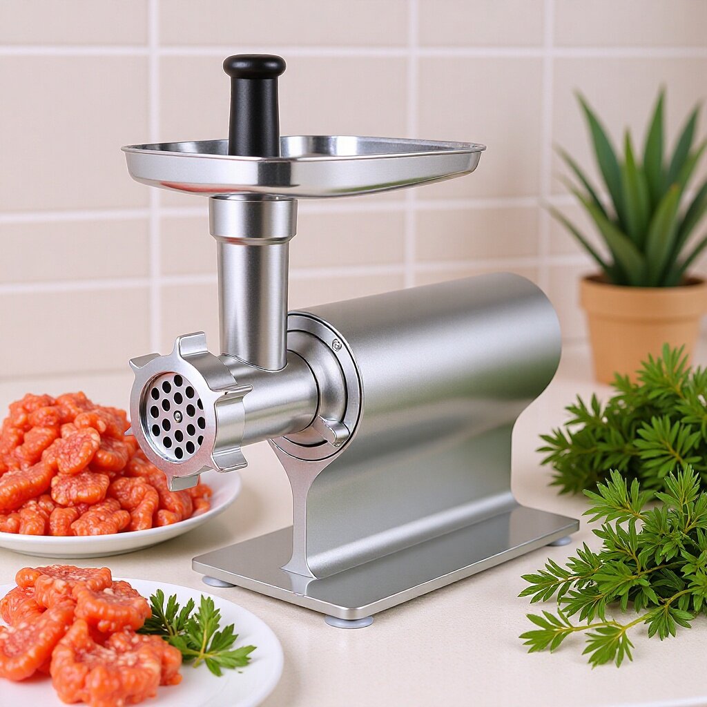 Foreign Trade Household Electric Meat Grinder with Metal Body, High-Power Dc Motor Meat Grinder, Meat Mincer, Sausage Stuffer