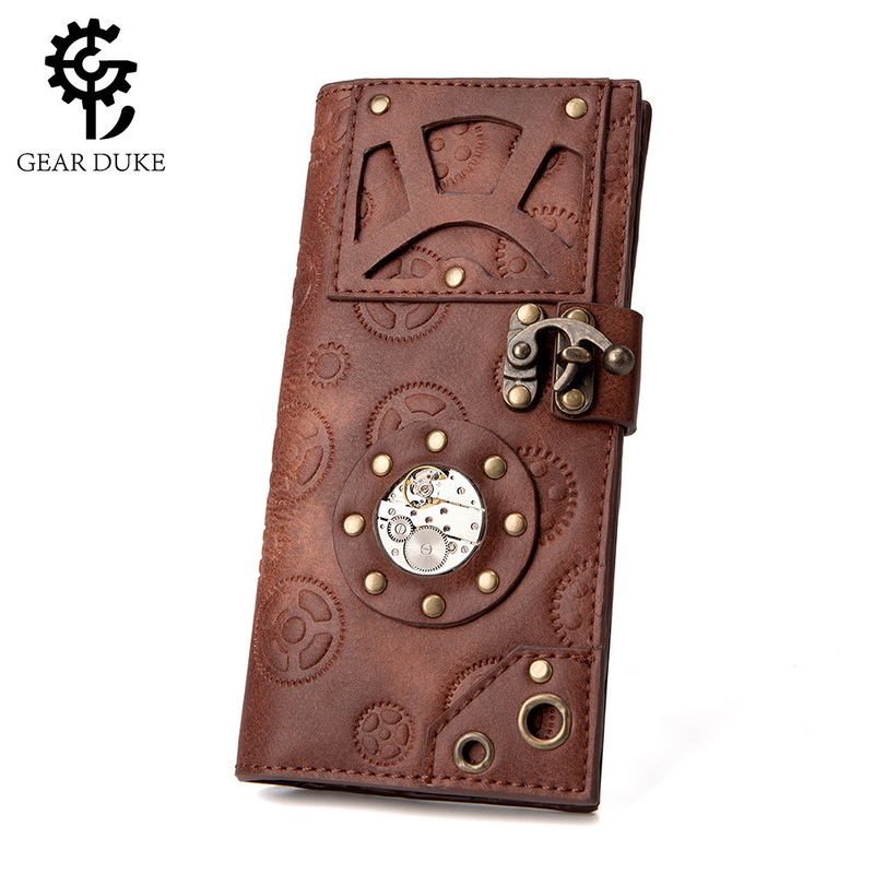 Amazon Cross-Border Spot Products Steampunk STEAMPUNK Women's Wallet Retro Wallet Clutch