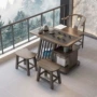 办公功夫多功能实木茶桌