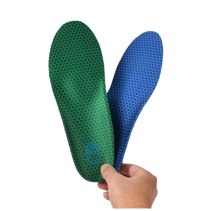 Plantilla de PU transpirable absorción de sudor transpirable movimiento amortiguador antibacteriano desodorante bala suave no se cansa soporte de pie para hombres y mujeres