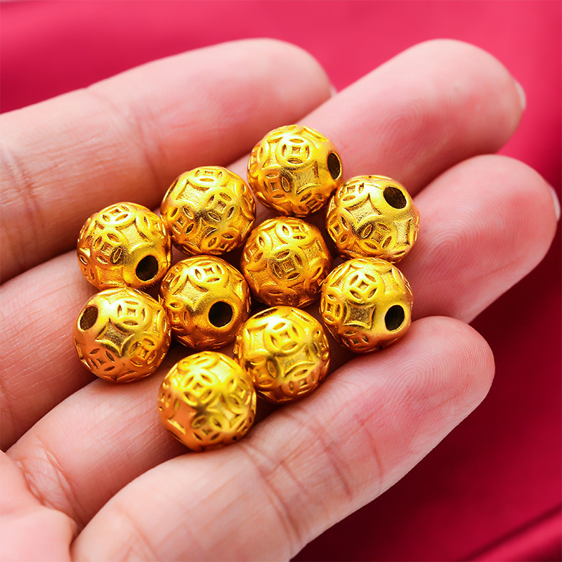 Coin beads DIY brave accessories money beads men's domineering bracelet accessories jewelry