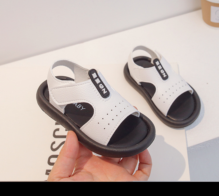 Sandali casual coreani con scarpe da spiaggia per bambini in velcro, scarpe estive per bambini_voghion.com