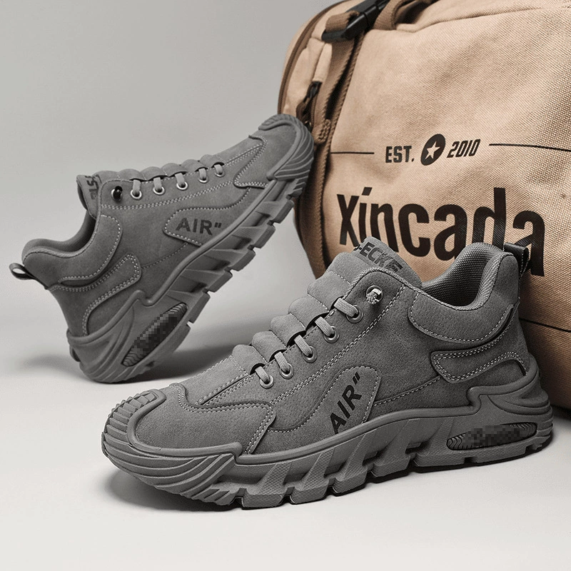 Трансграничная мужская обувь 2025 новая мода универсальная повседневная обувь мужская удобная спортивная обувь с толстой подошвой папочка обувь оптом