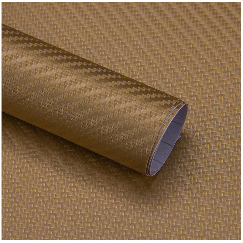 3D carbon fiber (gold)