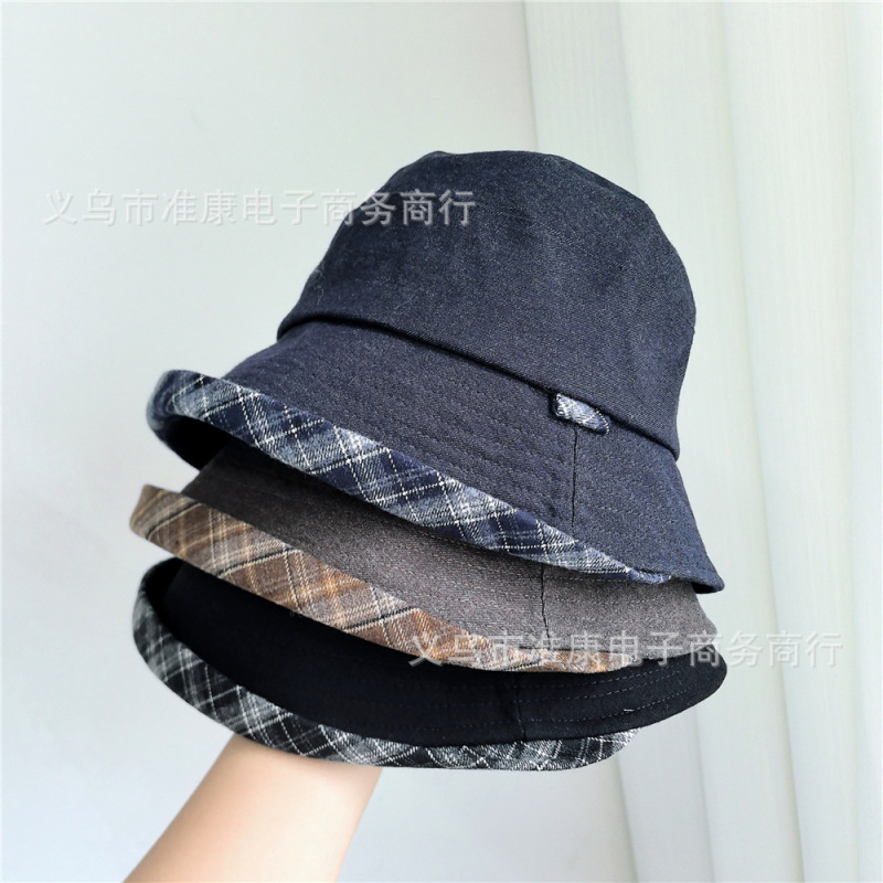 遮阳帽秋季日系新款女士优雅大气显脸小防晒渔夫帽可折叠防晒盆帽|undefined