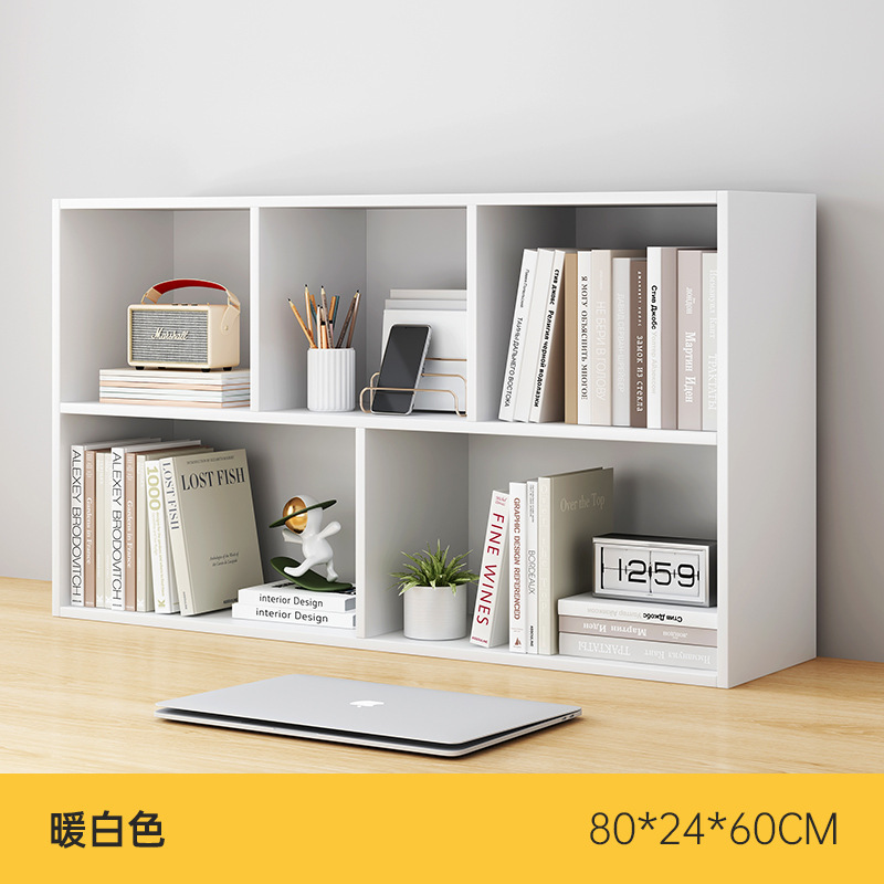 Estantería DE ESCRITORIO DEL ESTUDIANTE libro de escritorio multi-capa estantería Oficina simple estante de almacenamiento de archivos