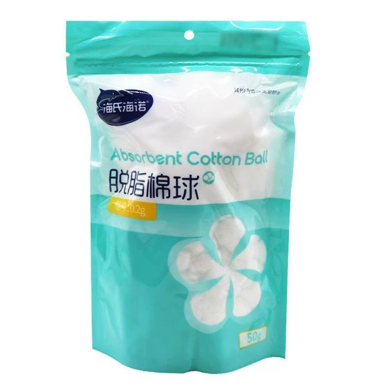 Новая и старая упаковка отправляется случайным образом Haishi Hainuo Biotech BK10. Ватные шарики абсорбенты 50г/упаковка