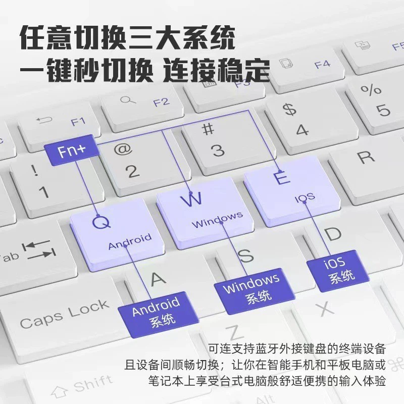 Huawei, совместимая клавиатура, планшетный аксессуар, для мобильного телефона, бесшумная для ноутбука, для офиса, набор с зарядкой, Bluetooth
