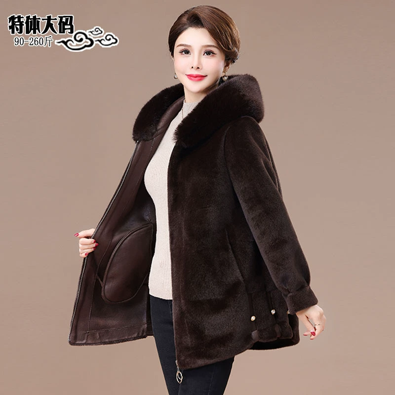 Бархатное женское бархатное пальто из оленьей шкуры больших размеров с капюшоном из европейской норки, женское короткое мягкое пальто с мягкой подкладкой длиной 200 кг