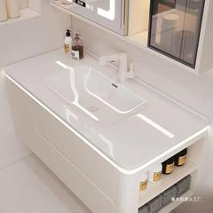 ネットの赤い新型の陶磁器の一体のたらいの浴室の戸棚の組み合わせのトイレの洗面台のサイドの戸棚の洗面器の浴室の洗面器の洗面器