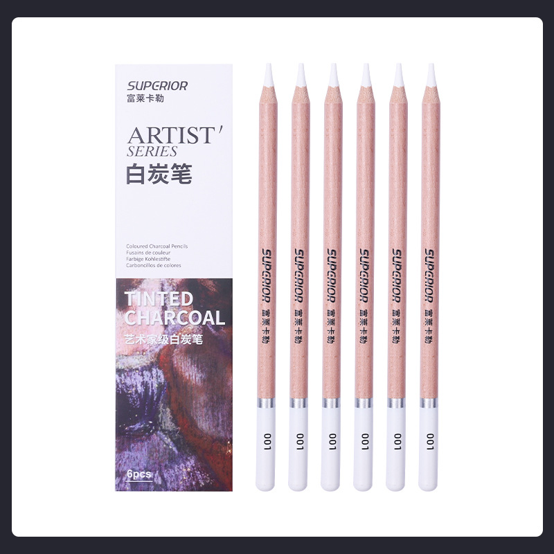 Xiupu Fulai Carle madera libre de núcleo completo color carbón pluma retrato traje color carbón bosquejo carbón pluma color tiza para el arte