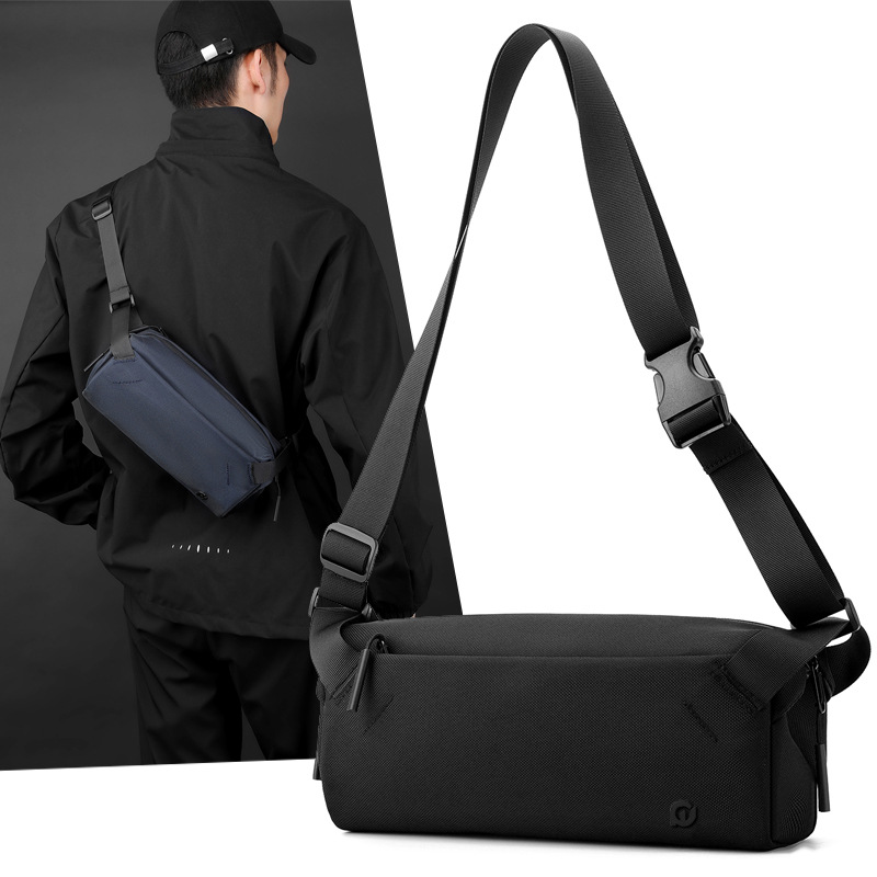WEPOWER nuevo estilo de moda bolso de pecho de gran capacidad de moda casual bolso de bicicleta para hombres