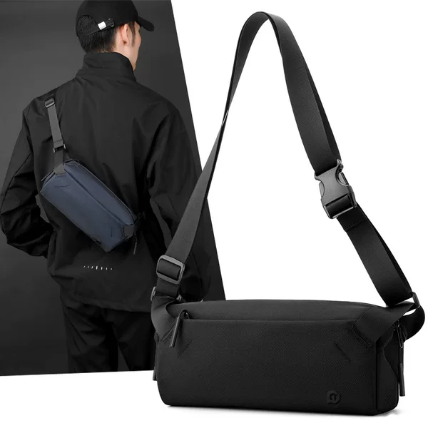 WEPOWER New Arrival Trendy All-Match Chest Bag Large Capacity Casual Fashion Mobile Messenger Bag Riding Men's Bag