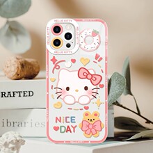 可爱凯蒂猫天使眼适用于OPPOreno12手机壳a97硅胶k11创意findX7新