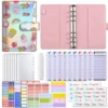 Cartoon [Luxury Gift Pack] - Silver (12 budget cards + 8 zipper bags + 2 word stickers + 3 multi-function stickers + caliper 1 + color label stickers 2 + 2)