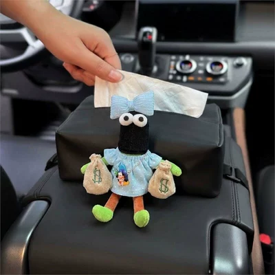 box, decorative accessories, cute cartoon, Car tissue box/set