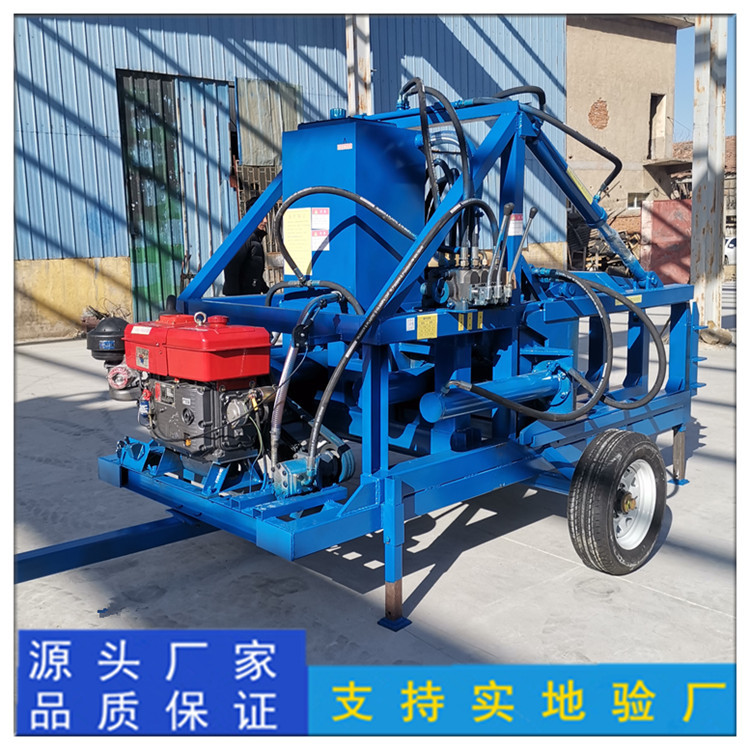 芦苇秸秆液压打包机 柴油动力秸秆打捆机 沙漠治理芦苇打捆机
