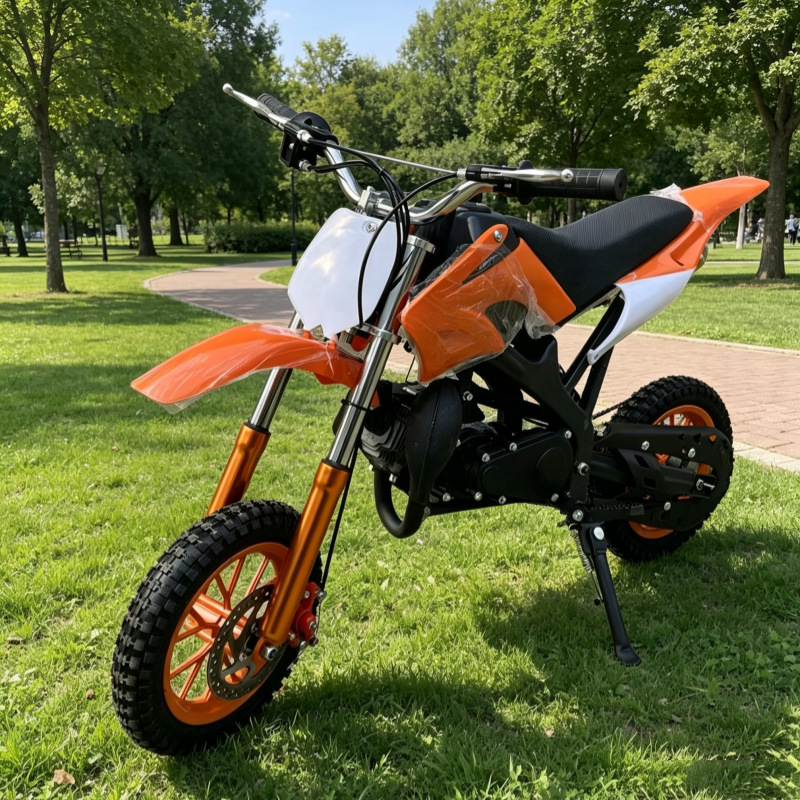 49Cc Two-Stroke Children's Mini High-Performance Two-Wheeled Off-Road Mountain Motorcycle Manufacturer's Supply for Cross-Border E-Commerce