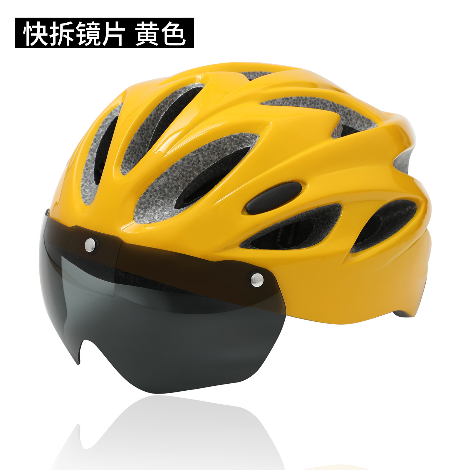 Nuevo estándar nacional casco de montar con luz trasera recargable luminoso Mountain Road bicicleta casco hombres casco equipo