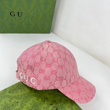 G家棒球帽女正确字母鸭舌帽2024出口欧美外贸显脸小时尚防晒帽子