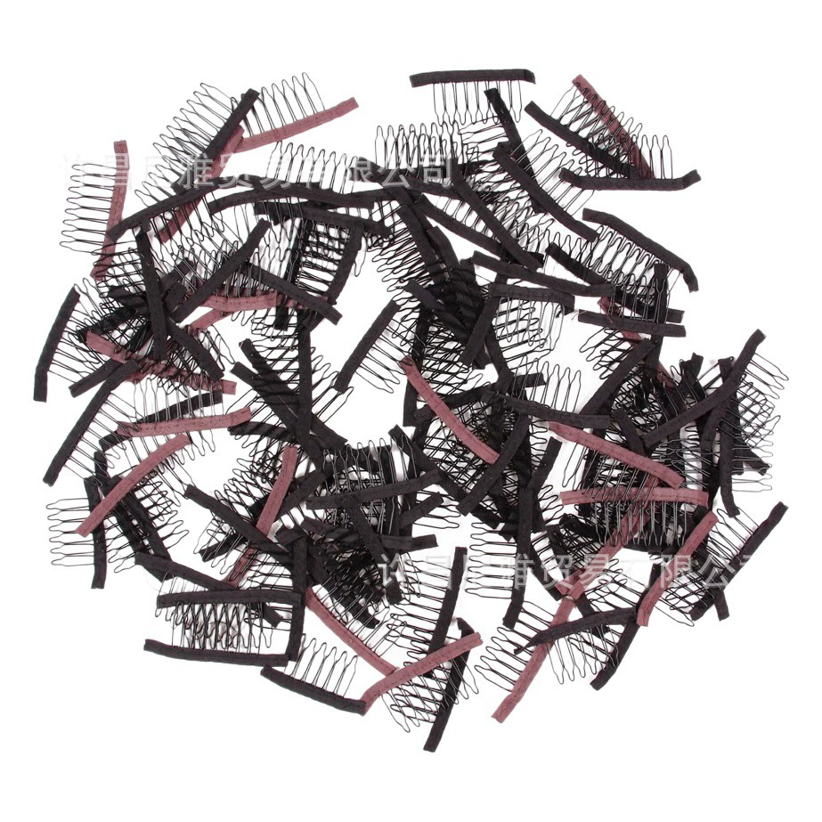 Фабричные прямые аксессуары для париков парик пружинная расческа сетчатый колпачок зажим 4/5/6/7/8 зуб фиксированная сетка нижняя шпилька