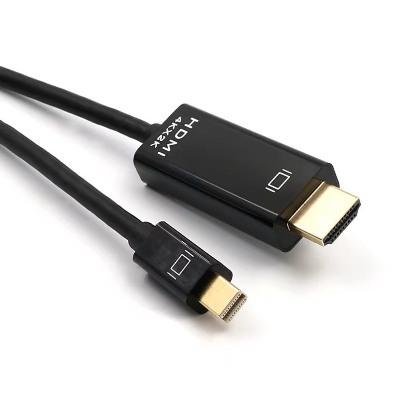 Lightning MINI dp to hdmi1.8 M 4K connection line 1.4 version MINI DP to HDMI1.8 M connection line 4K