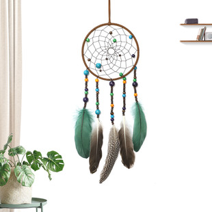 Creative and Exquisite Indian Dream Catcher Hanging Ornaments DIY Hand-woven Hanging Ornaments Home Soft Room Wall Decoration