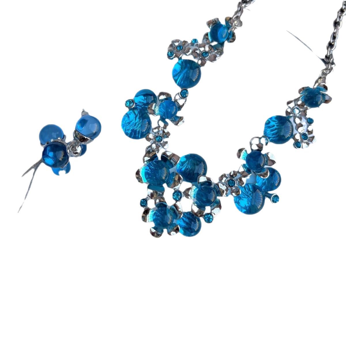 Oversized Enamel Flower Bracelet For Women, Chunky Statement Cuff_voghion.com